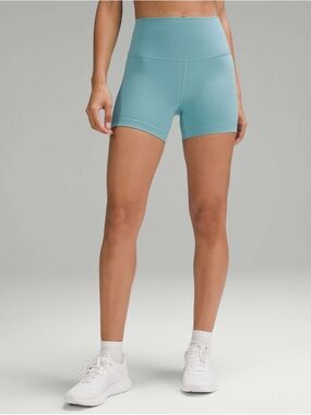 high rise wunder train shorts (sz 8)